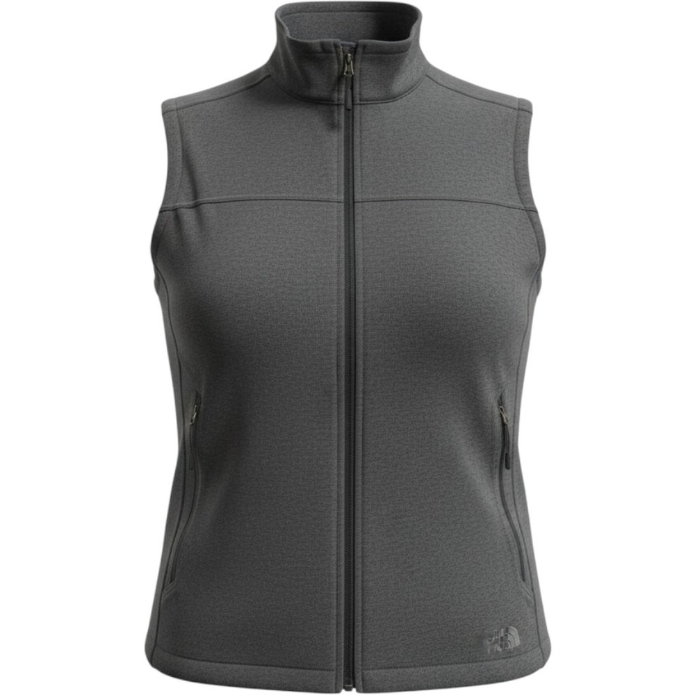 The North Face Mens Gray Softshell Full Zip Vest XL Belgard Hardscape Hero Logo